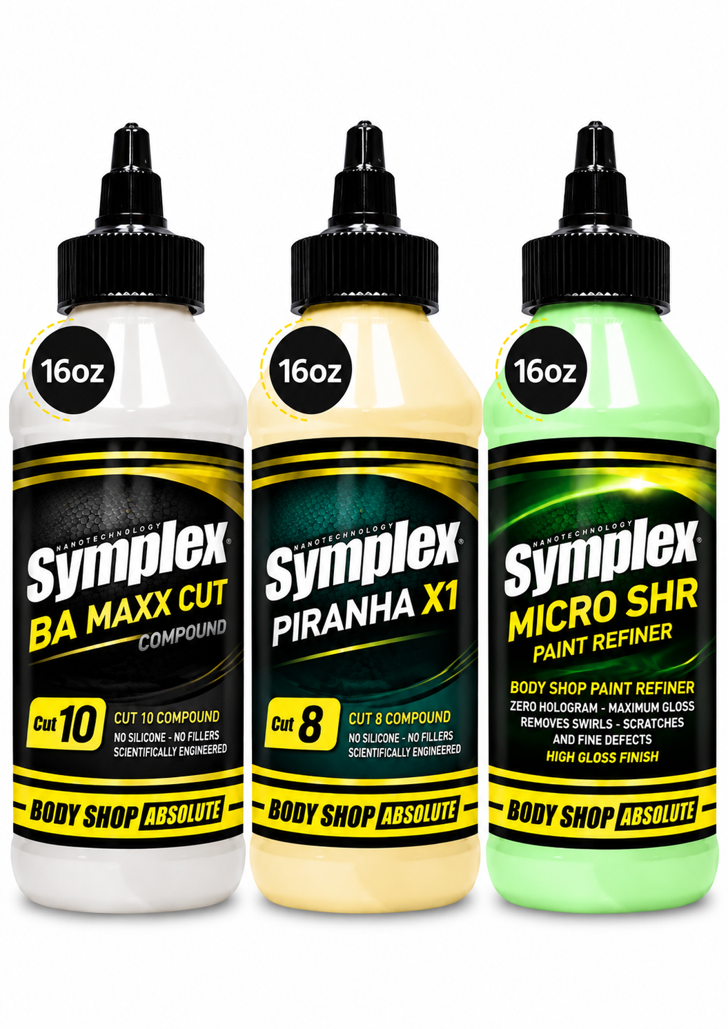 Symplex Starter-Set Body Shop Line – Maxx Cut 10, Piranha X1 & Micro SHR
